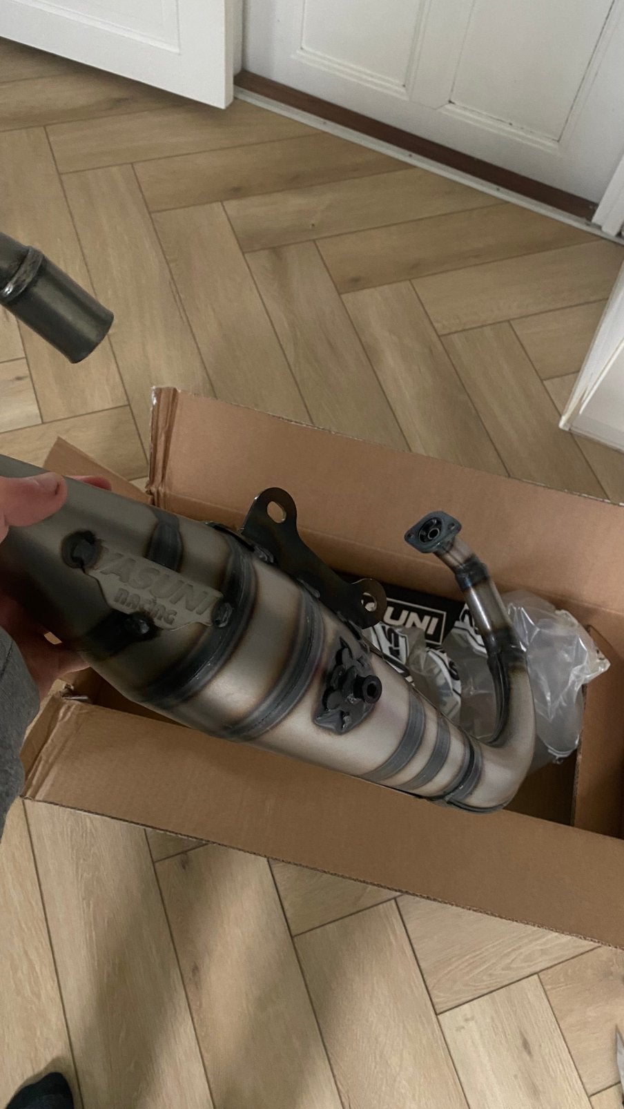 [NIEUW] Yasuni R, Fietsen en Brommers, Ophalen of Verzenden, Zo goed als nieuw, Uitlaat, Yamaha