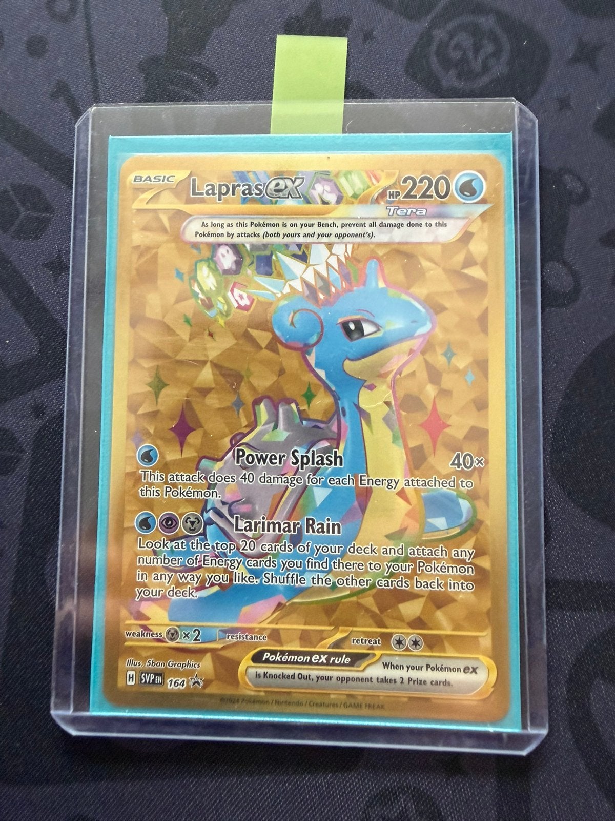 Pokémon Lapras EX Promo 164, Verzenden, Zo goed als nieuw