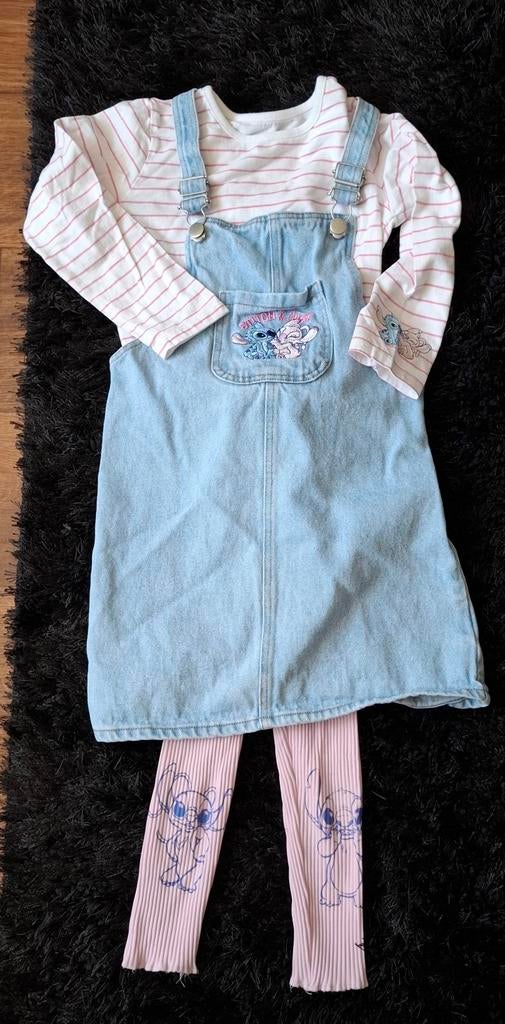 Setje van Stitch 110/116, Ophalen, Stitch, Meisje, Zo goed als nieuw
