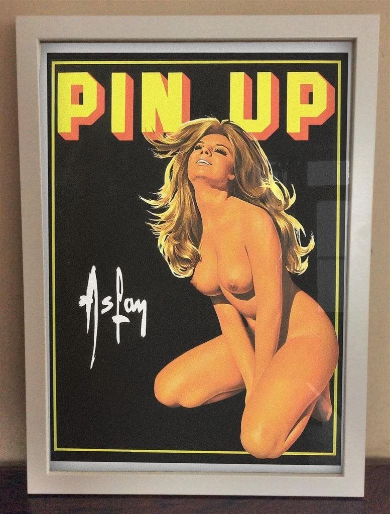 ASLAN - PIN UP erotisch Affiche Poster in Frame, Verzenden