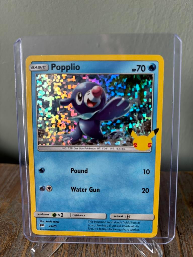 Popplio #23 Holo McDonald’s 25th Anniversary, Ophalen of Verzenden, Losse kaart