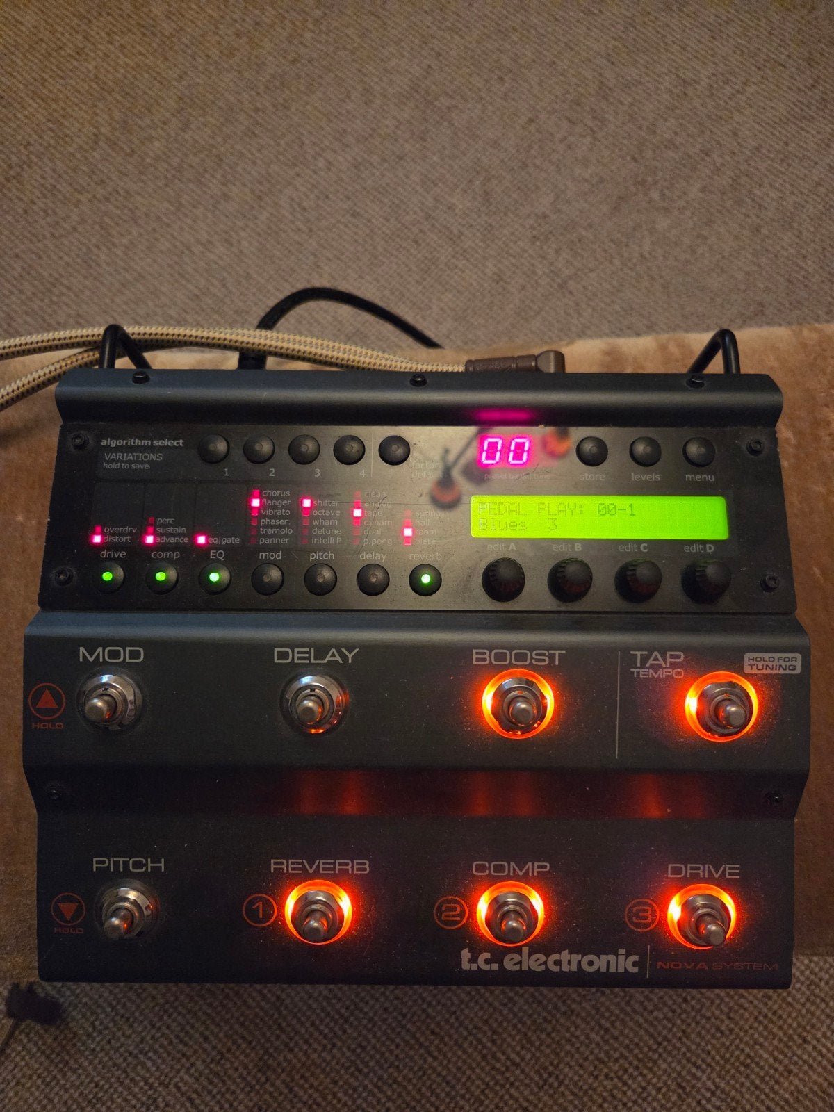 TC Electronic Nova System - Gitaar Multi-effect Processor, Ophalen of Verzenden, Gebruikt, Delay of Echo