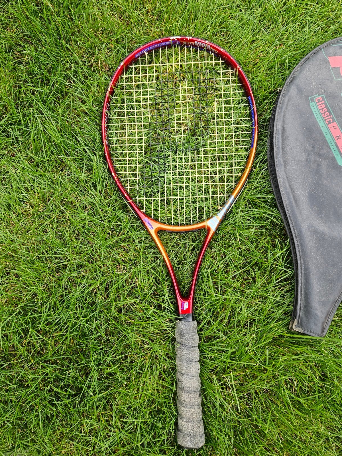 Prince Classic Pro 650 tennisracket met hoes, Sport en Fitness, Tennis, Ophalen, Gebruikt, Prince, Racket