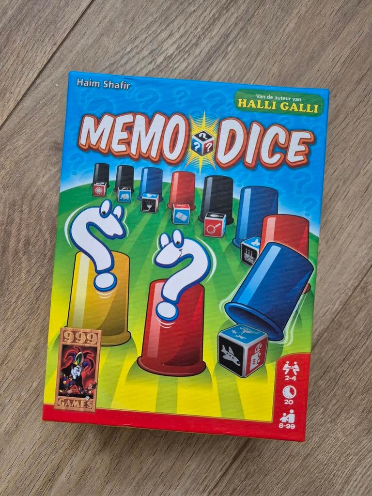 Memo Dice, Hobby en Vrije tijd, Gezelschapsspellen | Overige, Een of twee spelers, Ophalen, Gebruikt, 999 Games