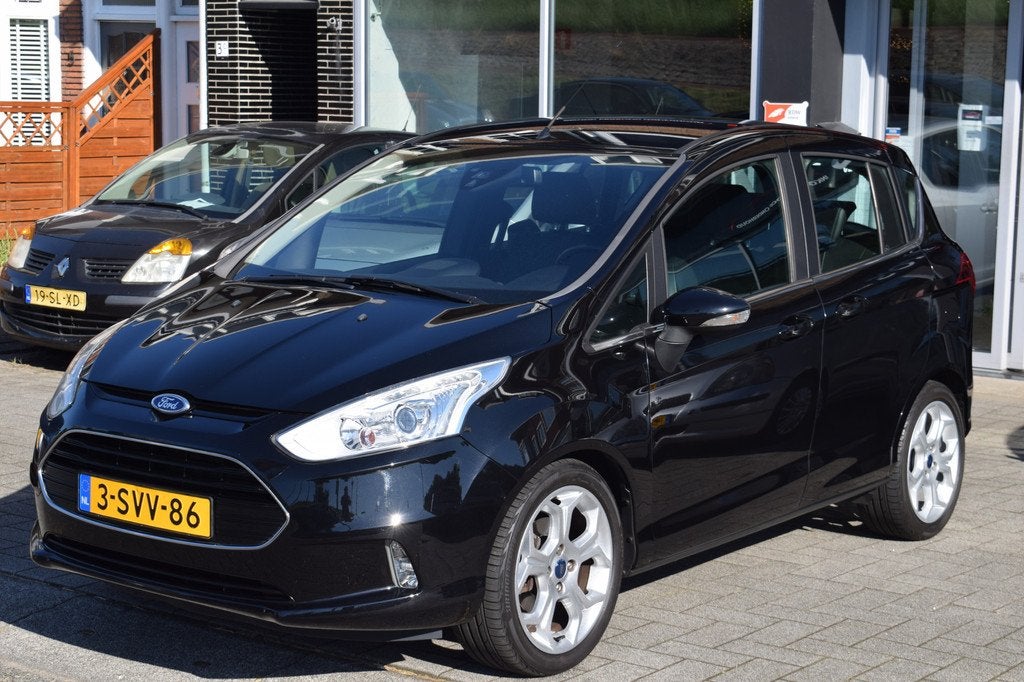 Ford B-MAX 1.6 TI-VCT Titanium Automaat NAP PDC Stoelverwarm, Gebruikt, 4 cilinders, B-Max, Leder en Stof