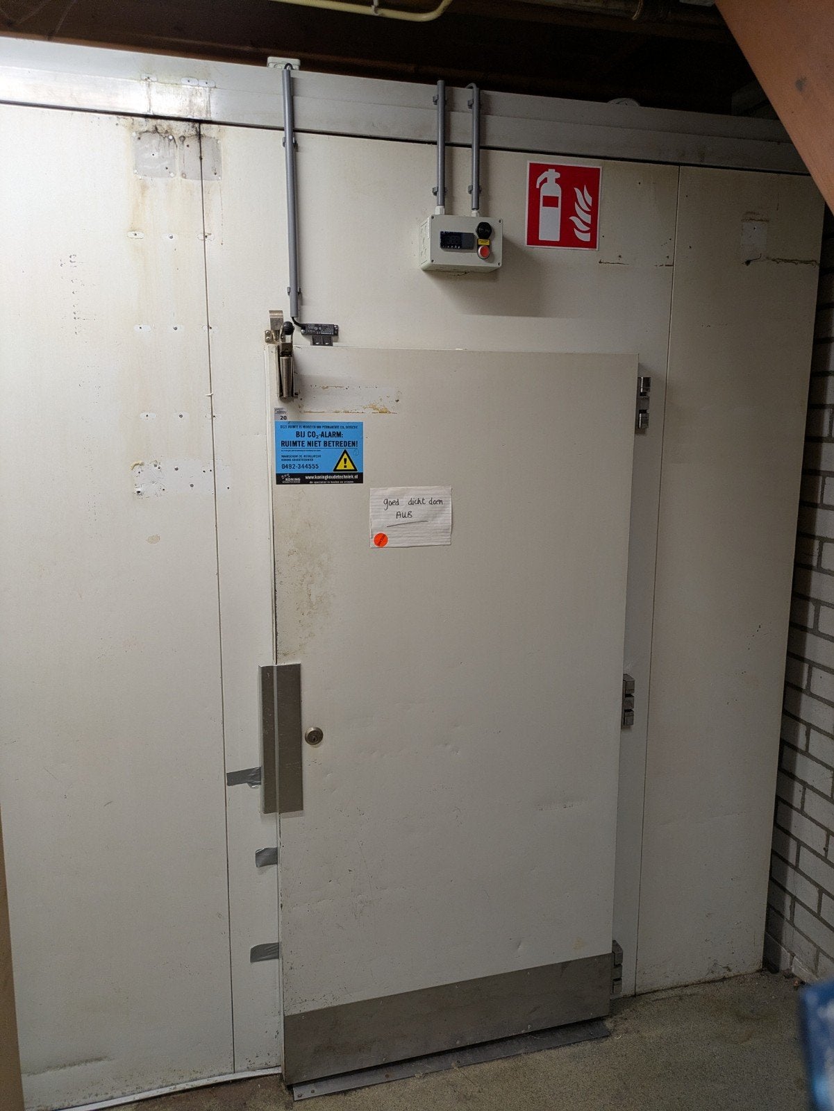 geïsoleerde vriescel panelen 12 cm dik, Ophalen, Gebruikt, Overige materialen, 100 mm of meer