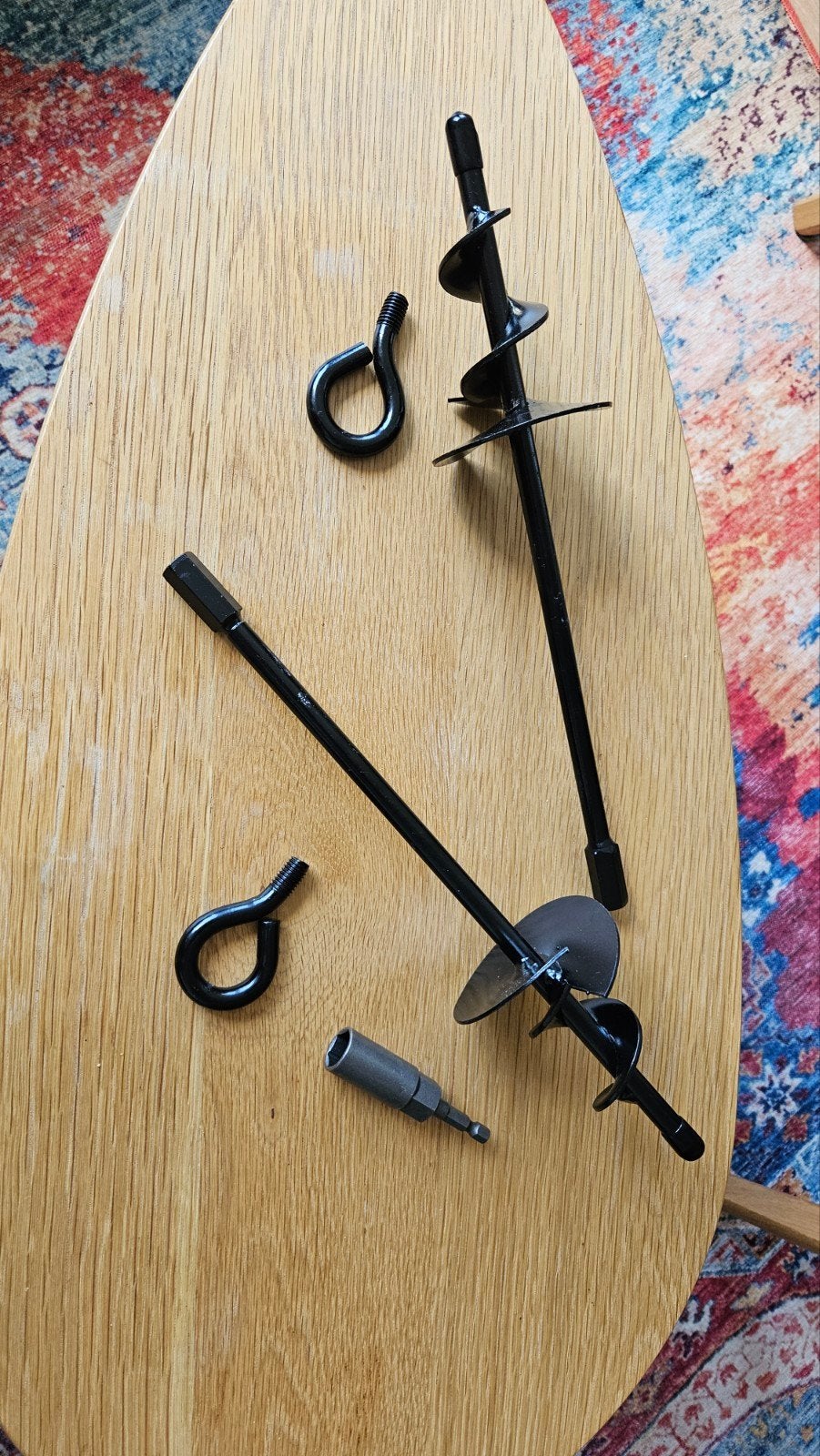 Grondpennen met inschroefbare haak., Ophalen of Verzenden, Nieuw