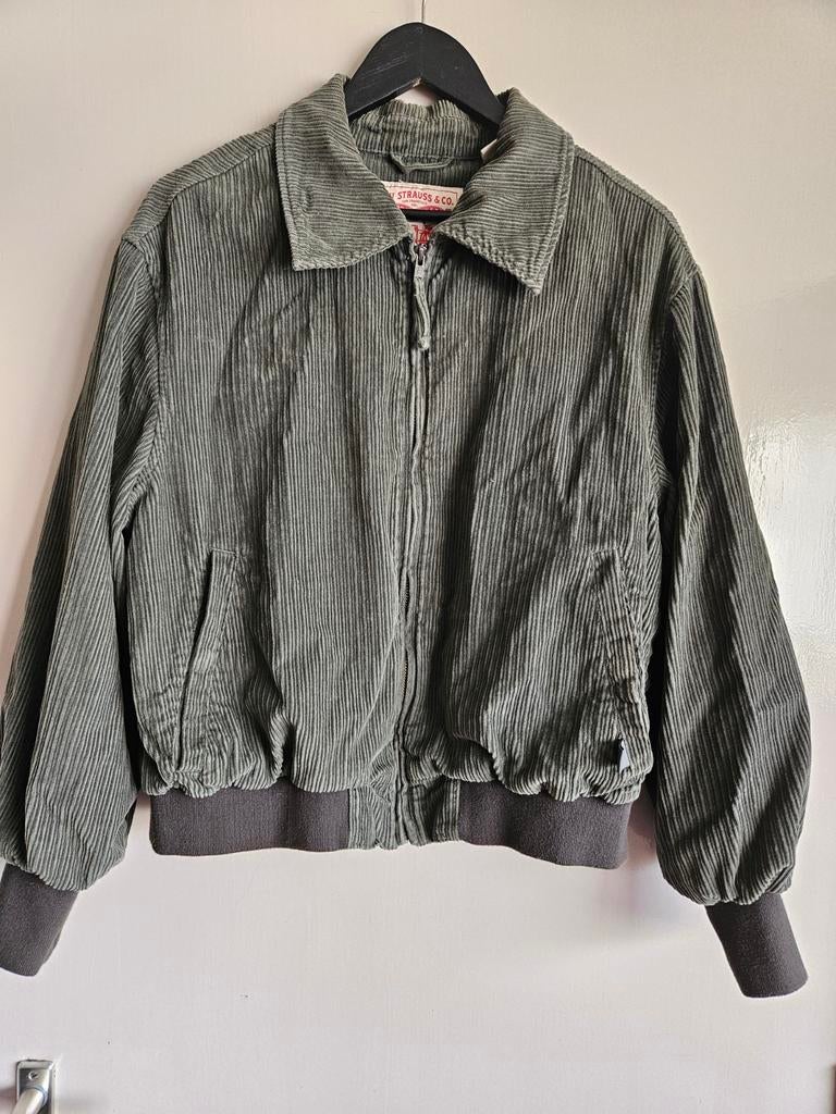 Donkergroen corduroy jack van Levi Strauss & Co., Maat 42/44 (L), Levi Strauss & Co, Ophalen of Verzenden, Jasje