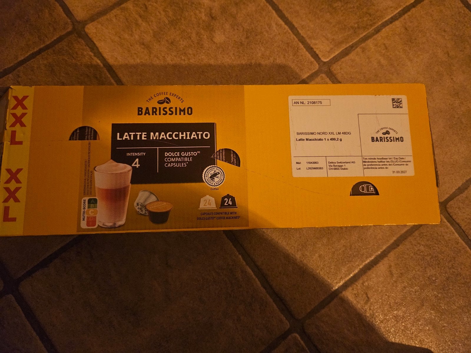 Barissimo Latte Macchiato Dolce Gusto compatibele capsules, Koffiepads en cups, Overige modellen, 10 kopjes of meer, Nieuw