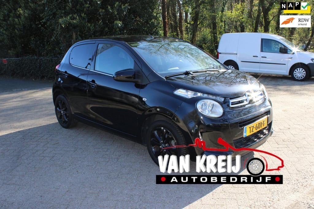 Citroen C1 1.0 VTi Shine Automaat, Carplay, Clima, Lm, Nap, Stof, Gebruikt, 4 stoelen, C1
