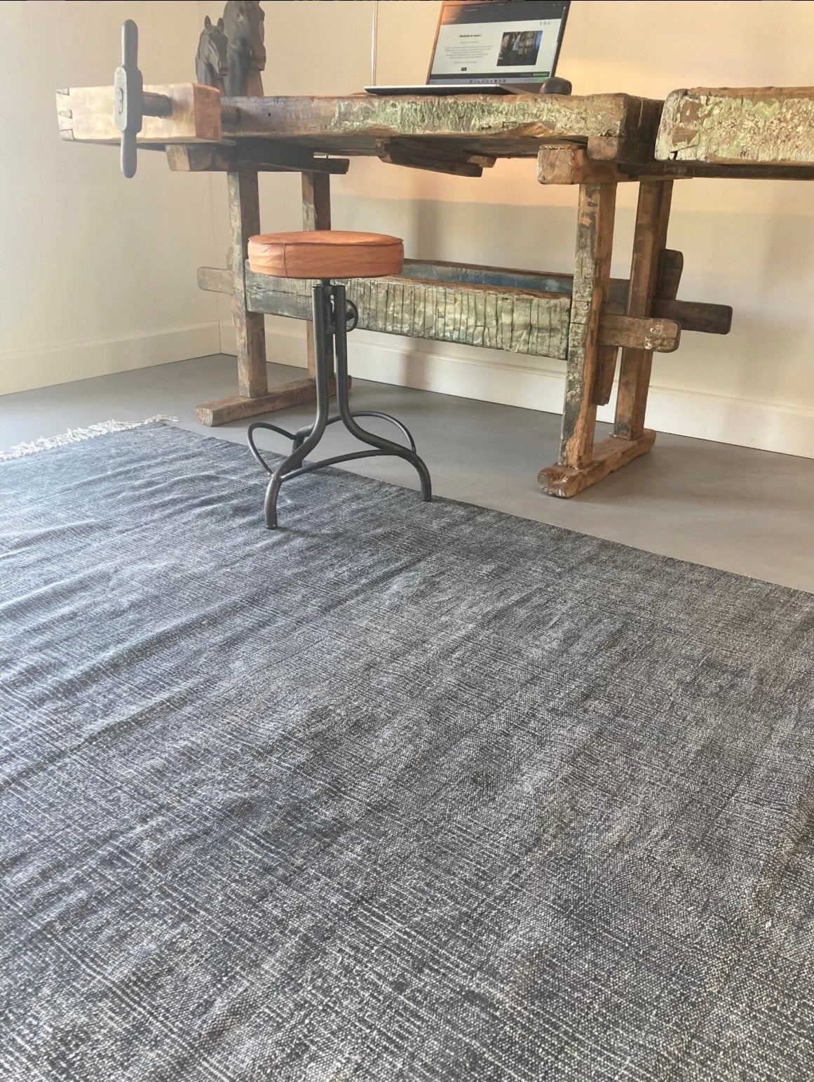 Nieuw Vloerkleed By-Boo Carpet Mono Anthracite 160x230 cm, Huis en Inrichting, Ophalen, 150 tot 200 cm, Grijs, Rechthoekig