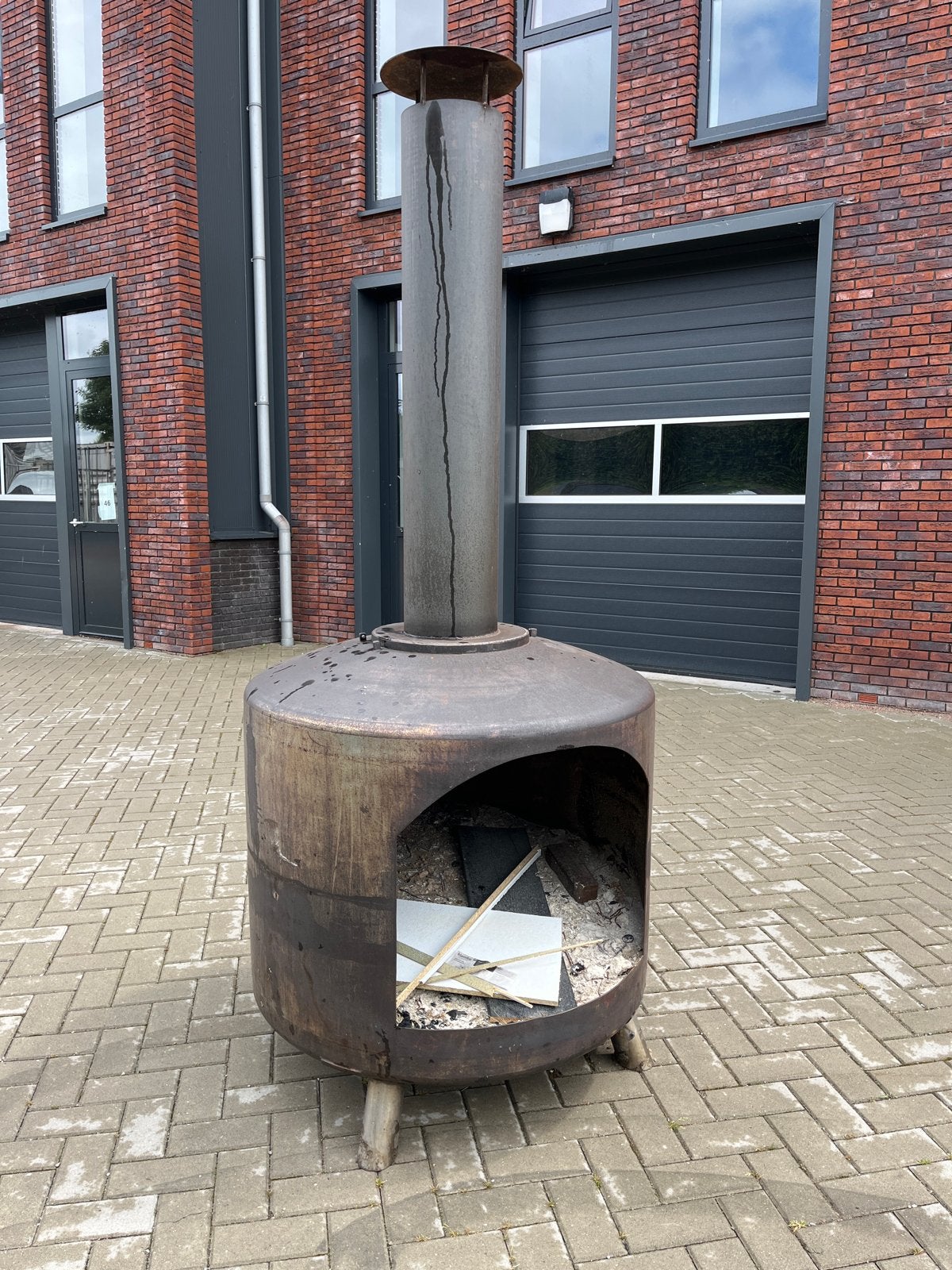 Tuin kachel, Ophalen