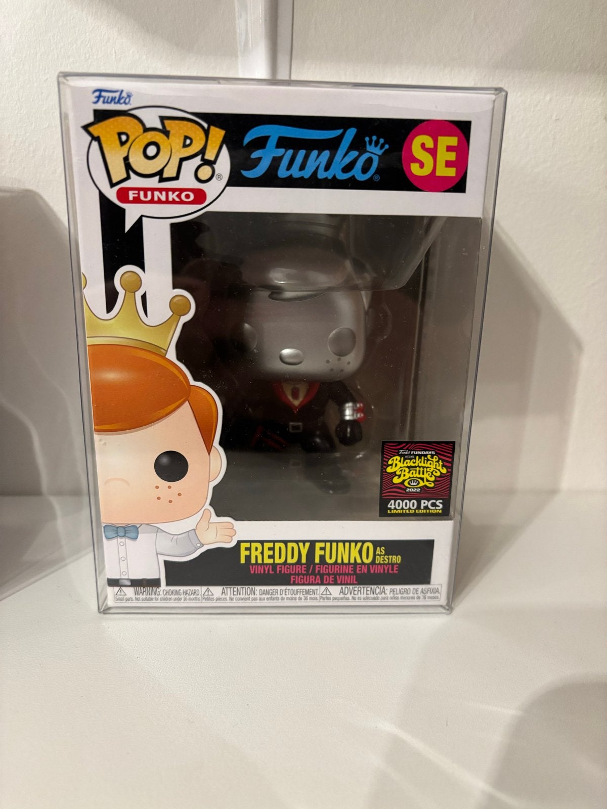 Funko Pop! Freddy Funko as Destro Blacklight Battles SE, Ophalen of Verzenden, Zo goed als nieuw