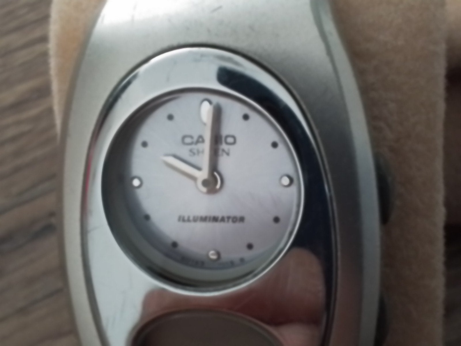 Casio Sheen Illuminator dameshorloge, Sieraden, Tassen en Uiterlijk, Horloges | Dames, Ophalen of Verzenden, Staal, Overige merken