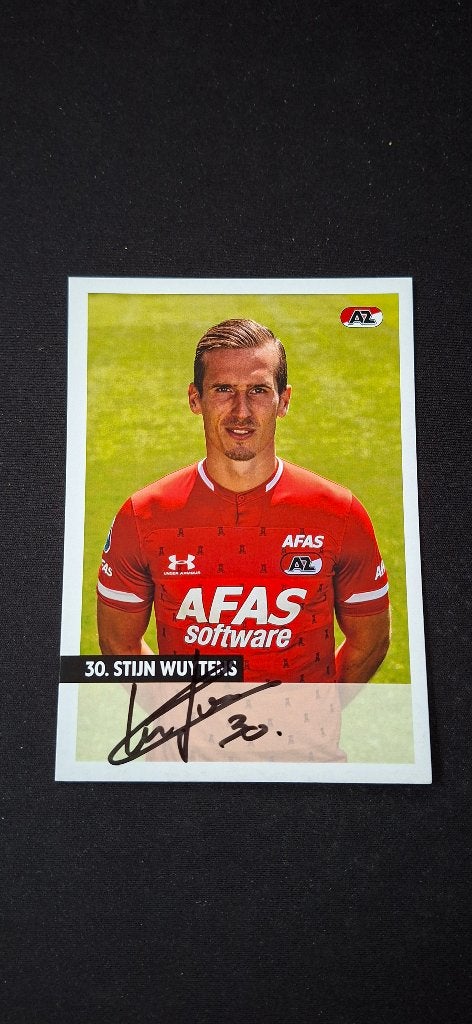 Spelerskaart met handtekening; Stijn Wuytens AZ PSV Heracles, Ophalen of Verzenden, Nieuw, AZ, Spelerskaart
