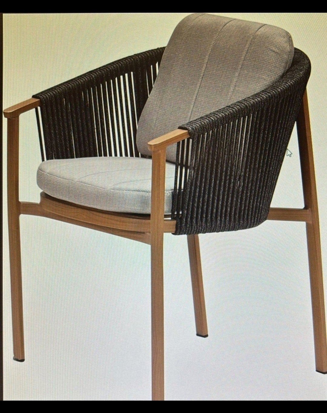 6 STUKS ALUMINIUM ONDERHOUDSVRIJE DININGSTOELEN €900, Ophalen, Nieuw