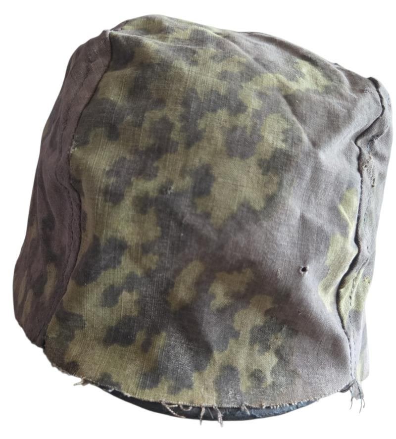 duitse orginele xx stof na oorlogs gemaakte helm cover, Verzamelen, Ophalen of Verzenden, Duitsland, Helm of Baret