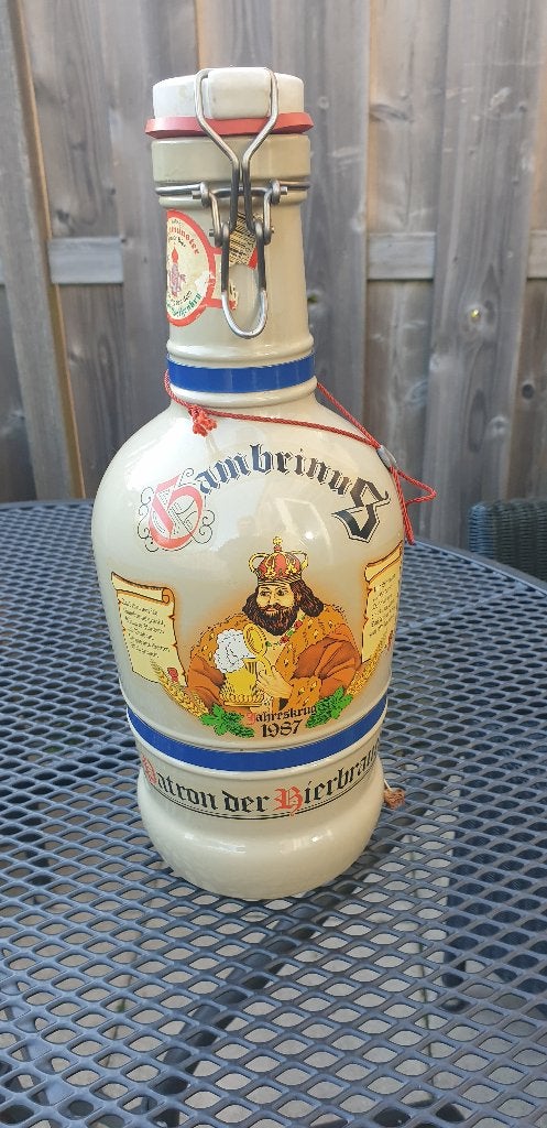 Vintage lege bier pul van 2 liter, Verzamelen, Biermerken, Ophalen of Verzenden, Zo goed als nieuw, Pul(len), Overige merken
