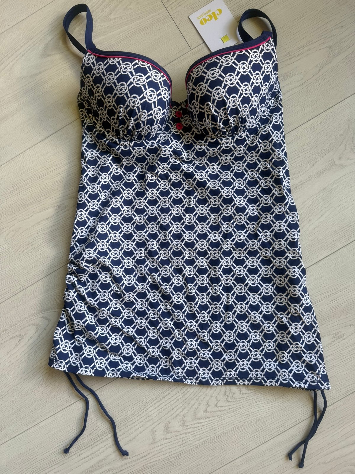 Nieuwe Cleo Lucille tankini in maat 75E en 75G, Overige typen, Blauw, Ophalen of Verzenden, Zo goed als nieuw
