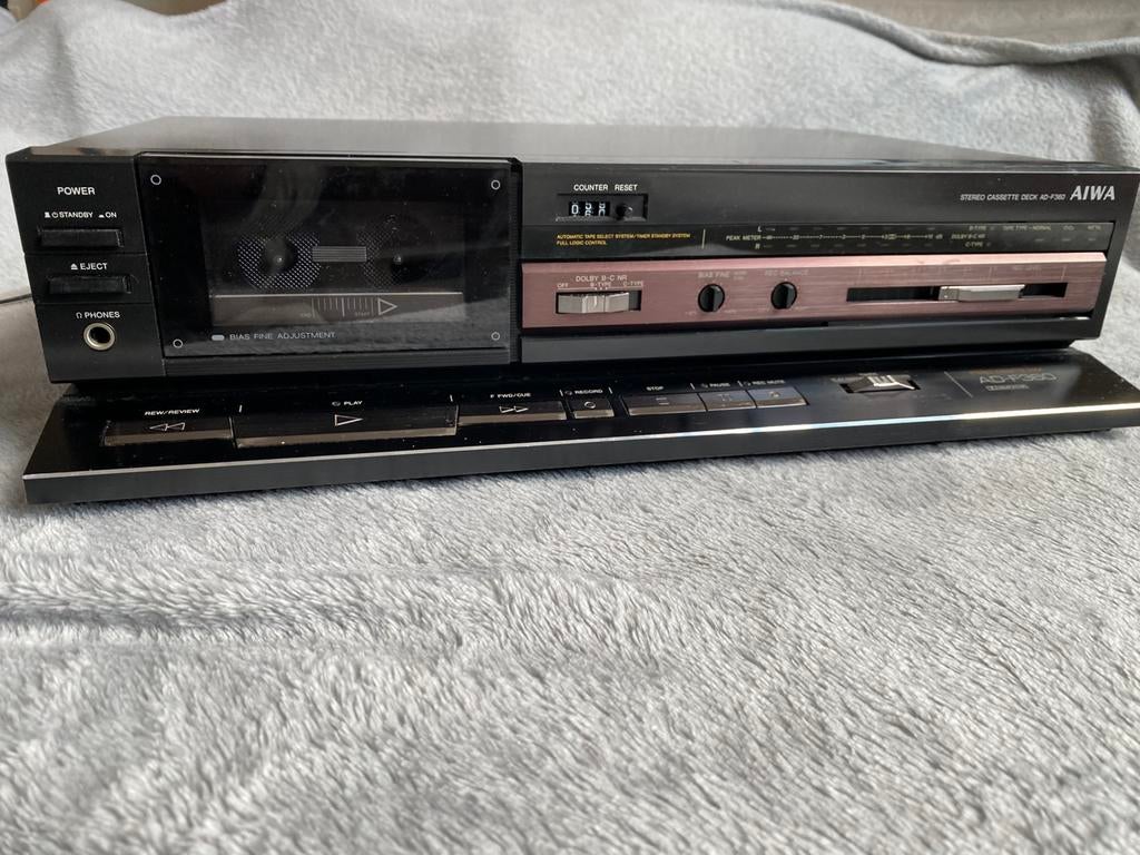 Aiwa cassettedeck AD-F360, Audio, Tv en Foto, Cassettedecks, Ophalen of Verzenden, Enkel, Overige merken, Tiptoetsen