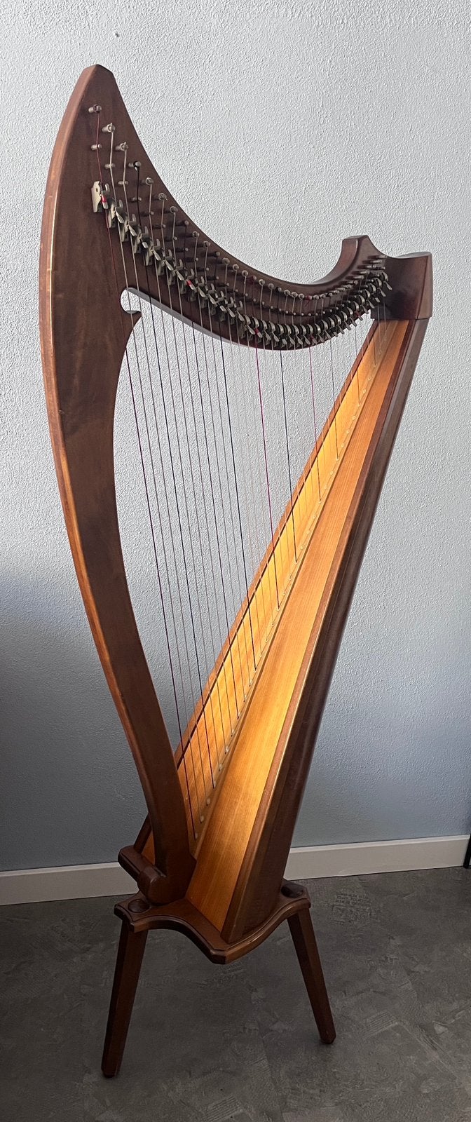 Harp (haakjes) recent professioneel gereviseerd, Muziek en Instrumenten, Snaarinstrumenten | Harpen, Gebruikt, Ophalen