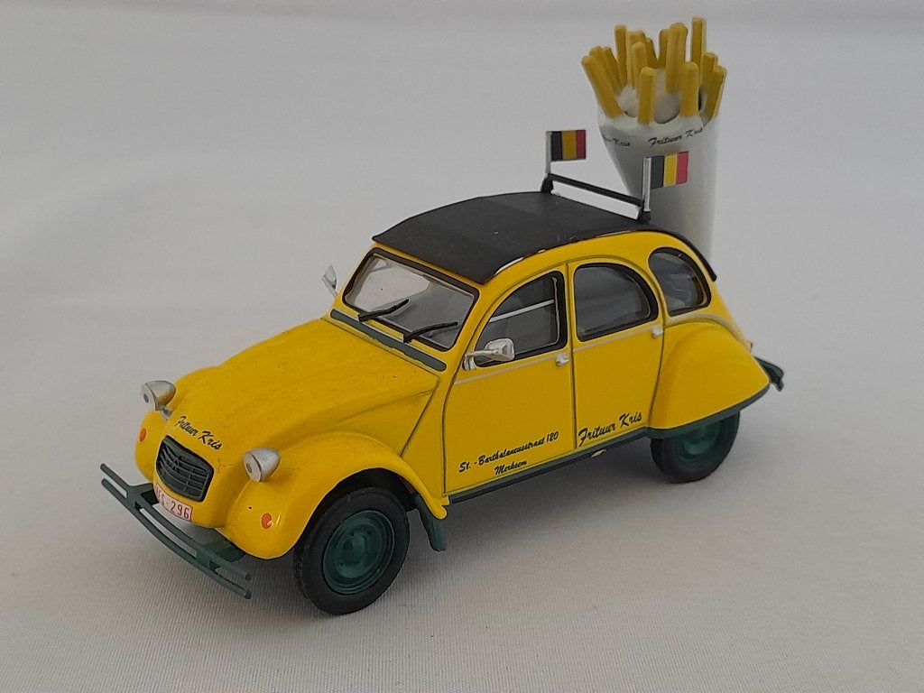 Citroën 2CV "Frituur Kris"; 1:43 van Eligor, Ophalen of Verzenden, Zo goed als nieuw, Auto, Overige merken