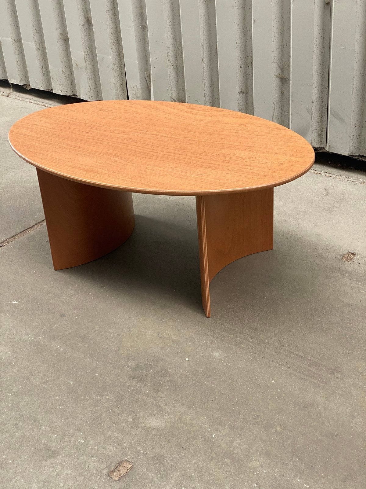 Japandi Salontafel Teakhout - L95xB60xH40cm, Ophalen, Teakhout, 50 tot 100 cm, Zo goed als nieuw