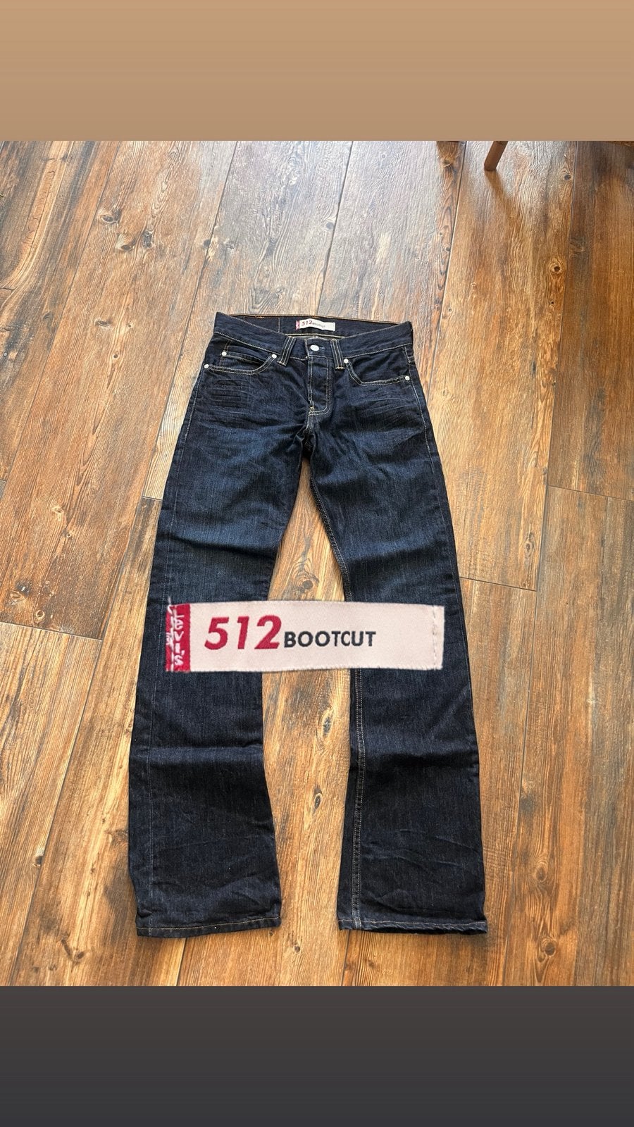 Levi’s 512 Bootcut jeans vintage, Kleding | Heren, Spijkerbroeken en Jeans, Ophalen of Verzenden, Zo goed als nieuw, Blauw, W32 (confectie 46) of kleiner