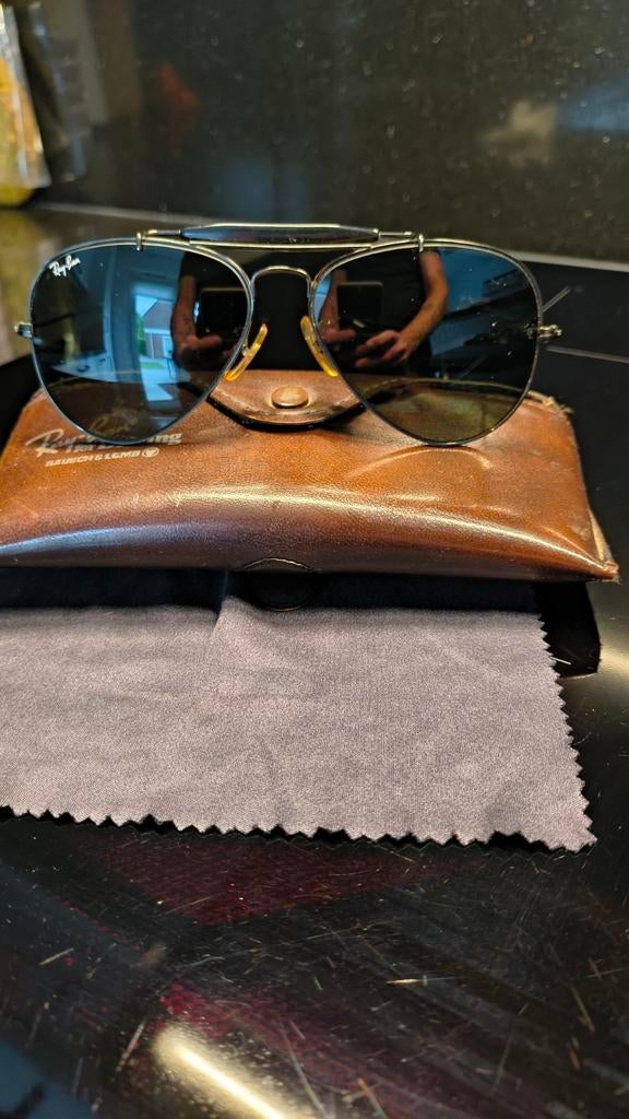 Ray-Ban B&L BLACK 'Rat Tail' Outdoorsman DRIVING- Nieuwstaat, Sieraden, Tassen en Uiterlijk, Zonnebrillen en Brillen | Heren, Ophalen of Verzenden