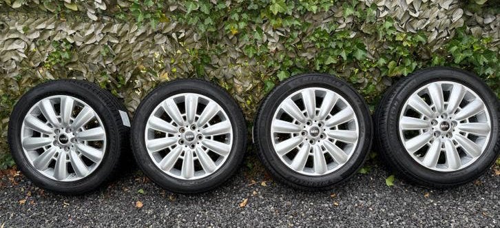 Originele Mini Countryman (F60) 18 inch velgen+zomerbanden, Auto-onderdelen, Banden en Velgen, Ophalen, 18 inch, Gebruikt, Banden en Velgen