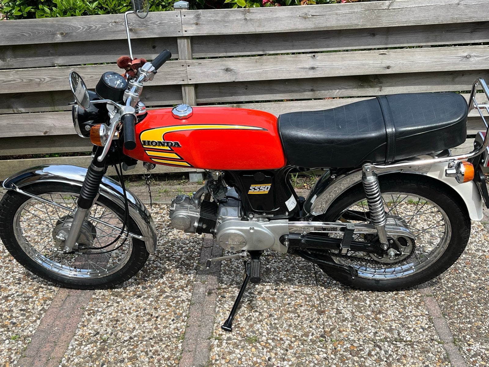 Honda SS50 met 12V elektronische ontsteking, Fietsen en Brommers, Brommers | Honda, Gebruikt, Overige modellen, Maximaal 45 km/u