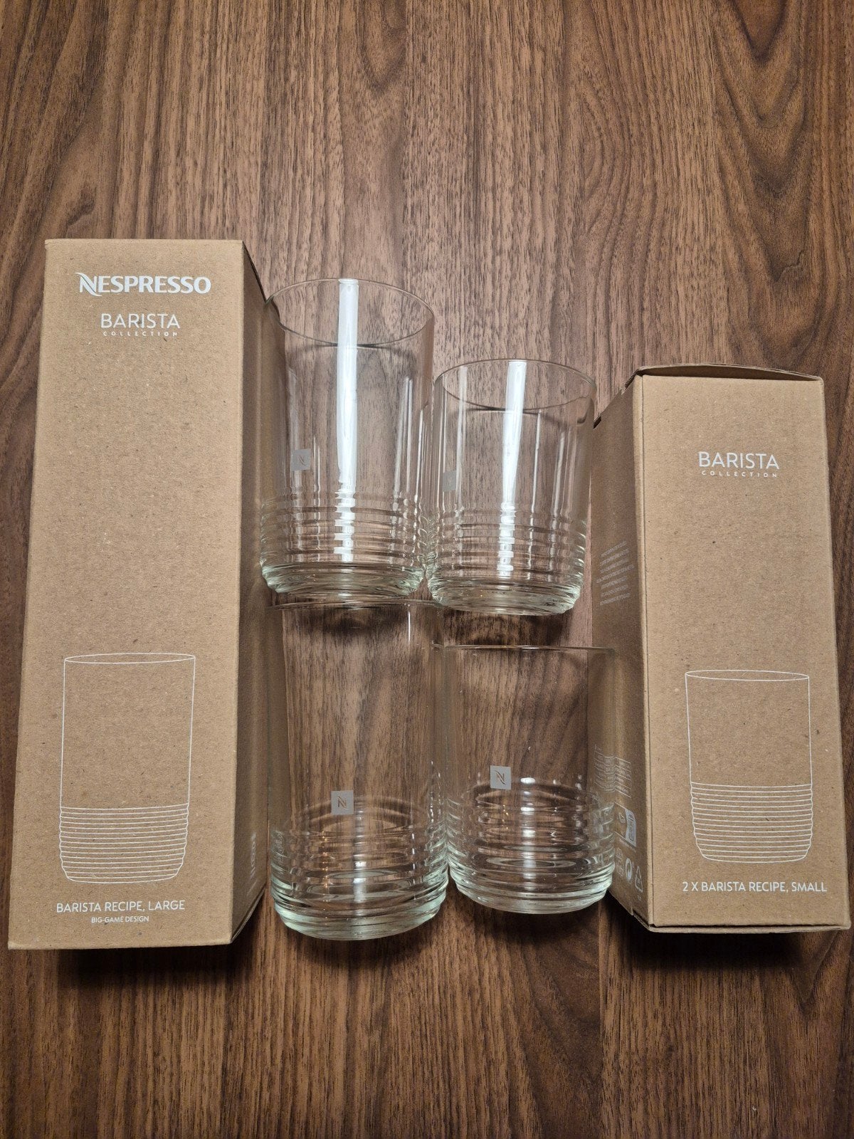 Nespresso glazen, Glas of Glazen, Overige merken, Nieuw, Ophalen of Verzenden