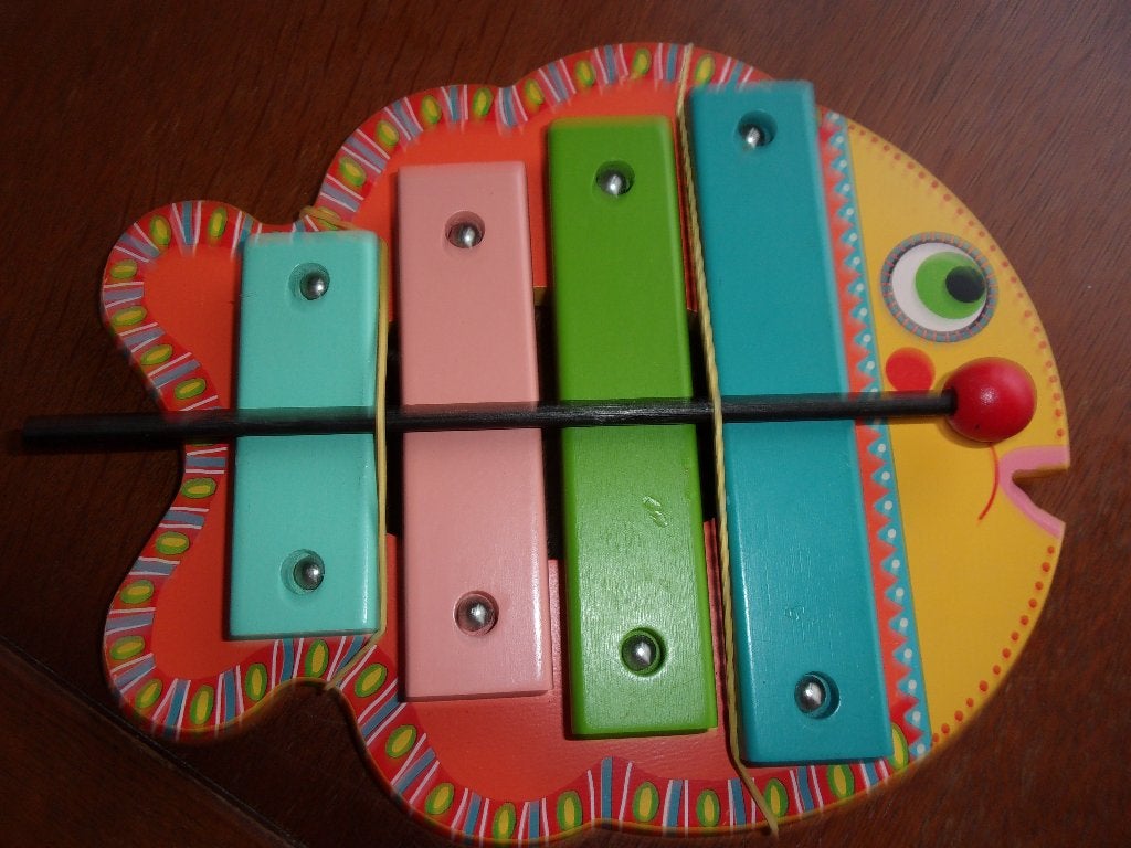 Houten XYLOFOON (VIS), Ophalen of Verzenden, Zo goed als nieuw, Overige typen