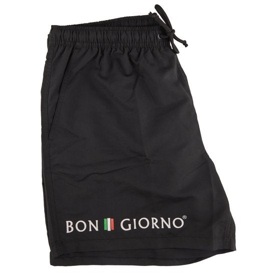 BON GIORNO BEACH SHORT MAAT S NIEUW!!, Ophalen, BON GIORNO, Zwart, Zwemshort