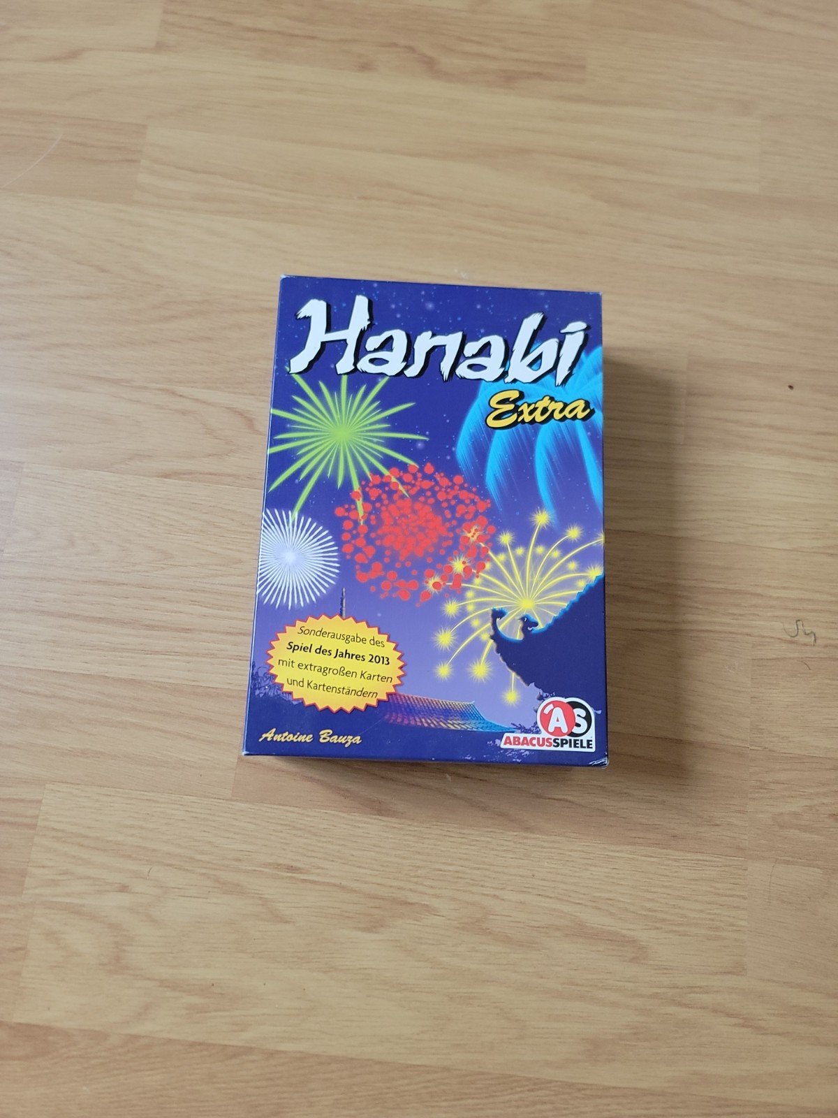 Hanabi Extra - Speciale editie van het spel va het jaar 2013, Drie of vier spelers, Ophalen of Verzenden, Gebruikt, ABACUSSPIELE