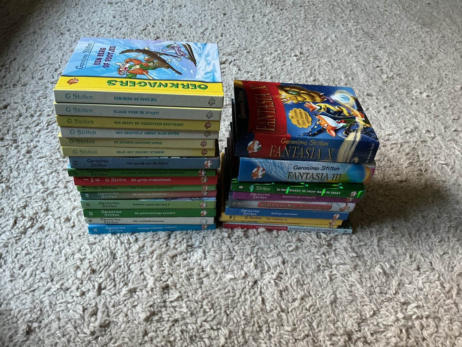Grote collectie Geronimo Stilton boeken - 24stuks, Ophalen of Verzenden, Zo goed als nieuw, Fictie algemeen