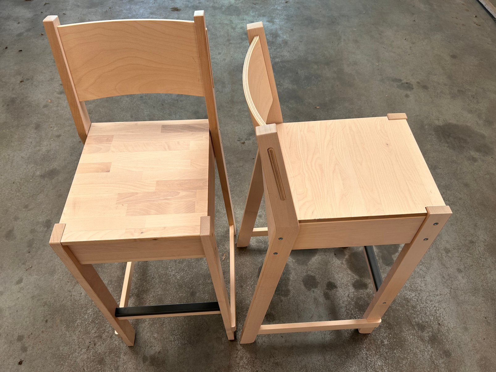 Nieuw 2 x Ikea Norråker barkrukken stoelen kruk bar, Ophalen, Zo goed als nieuw