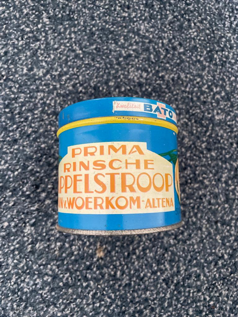 Vintage BATO Prima Rinsche Appelstroop Blik - Zeldzaam, Ophalen of Verzenden