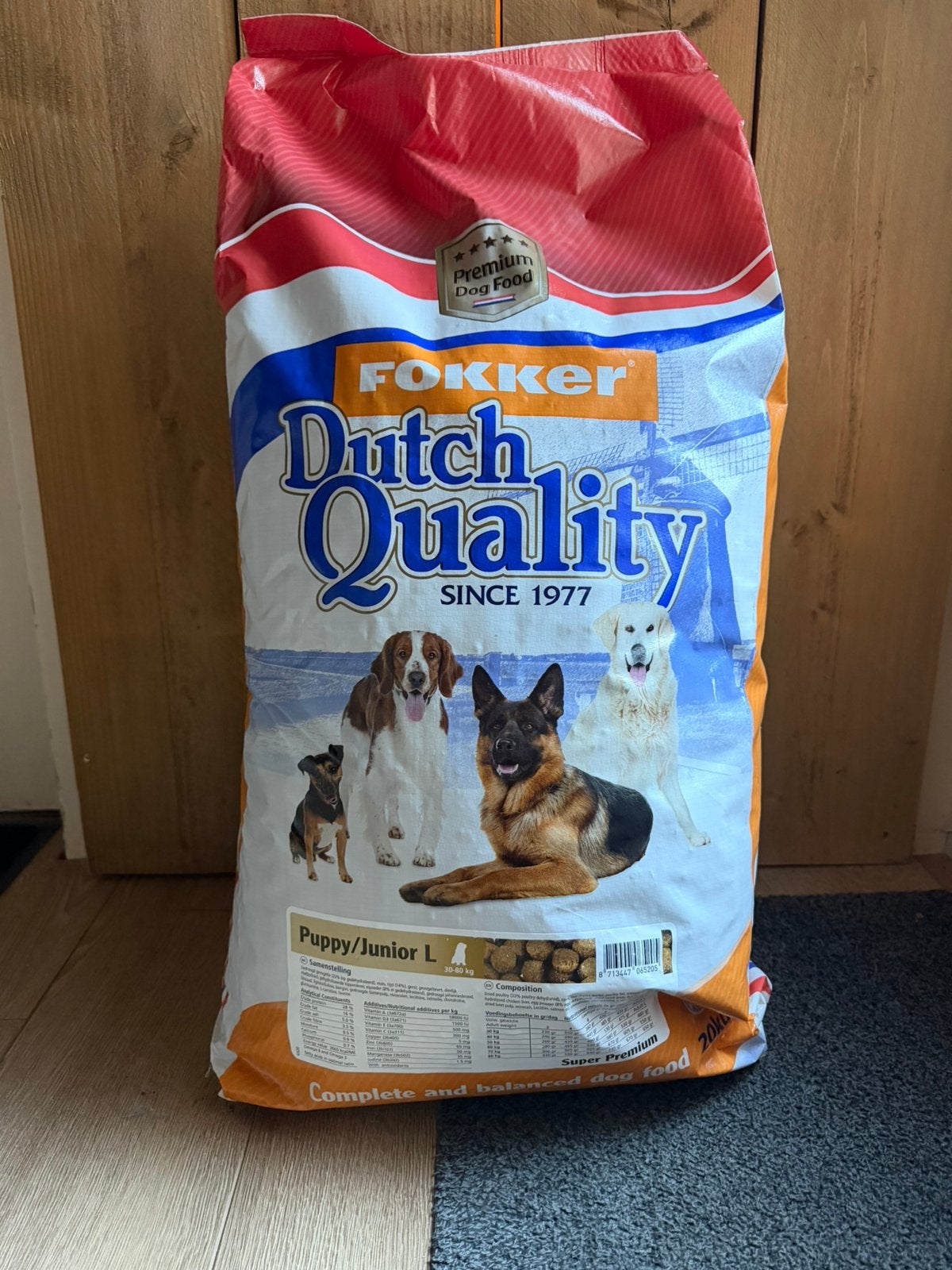 Fokker Puppy/Junior L hondenvoer – 5 zakken van 20 kg, Ophalen of Verzenden, Hond