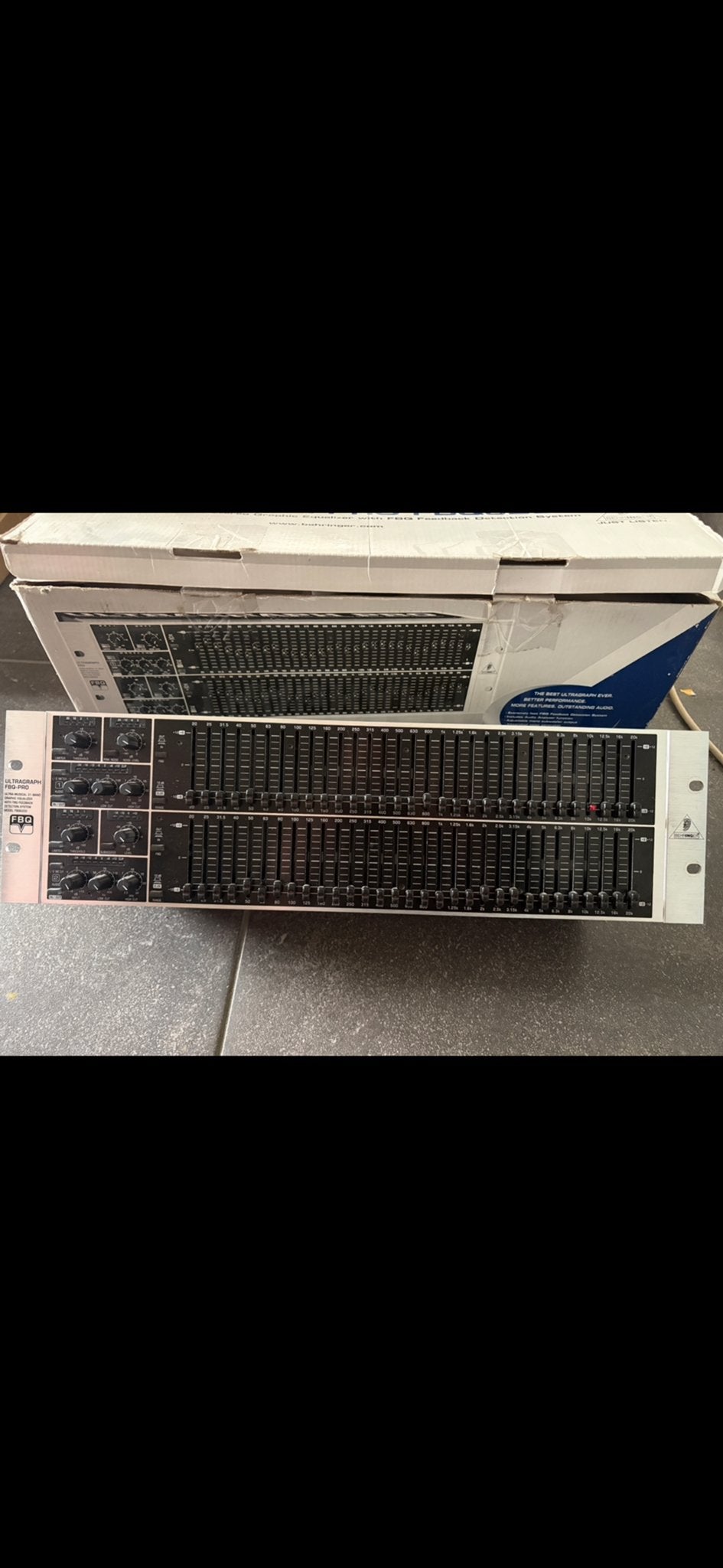 Behringer Ultragraph Pro FBQ6200 Equalizer, Ophalen of Verzenden, Zo goed als nieuw