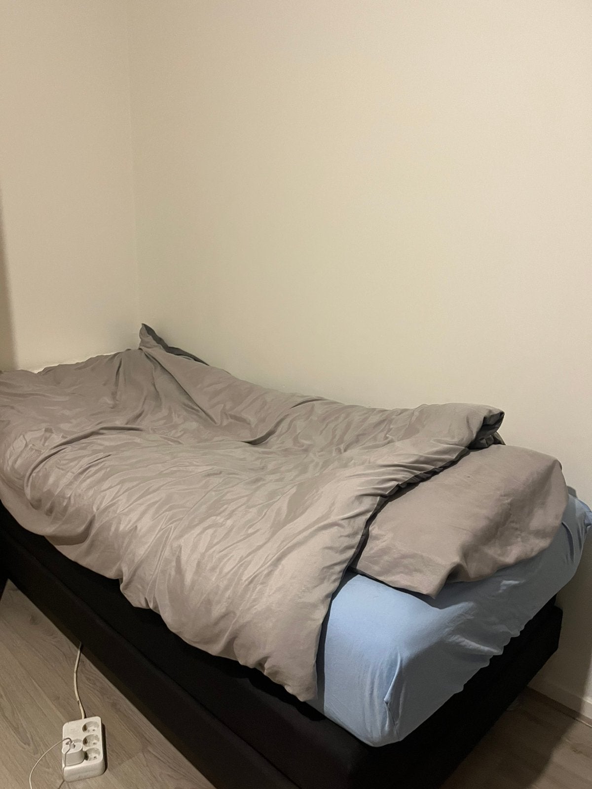 boxspring 90x200, Ophalen, Gebruikt, 90 cm, Eenpersoons