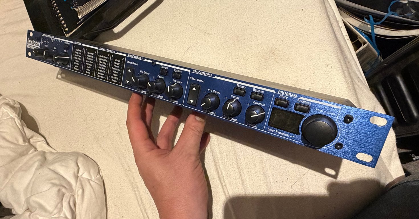 Lexicon MX200 Dual Reverb/Effects Processor, Verzenden, Gebruikt, Reverb