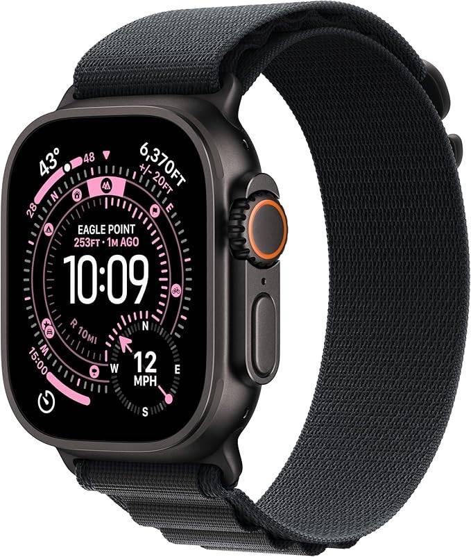 Apple Watch Ultra3 49mm Black Alpine Loop (M) / Nieuwstaat, Apple Park Way Cupertino, Apple, Zo goed als nieuw, Info@apple.com