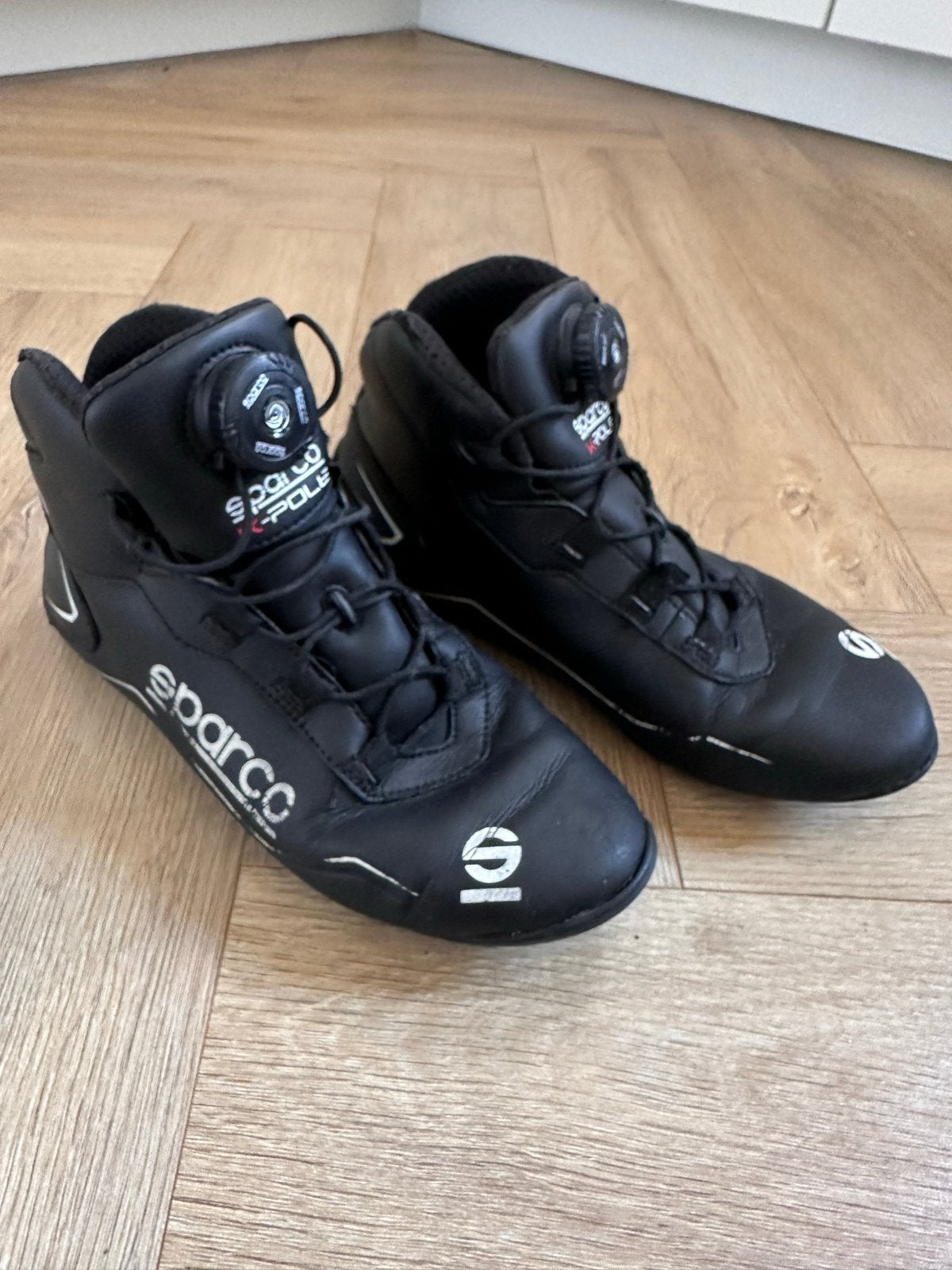 2 paar Sparco K-Pole WP kartingschoenen - maat 36, Ophalen of Verzenden, Gebruikt, Kleding of Schoenen