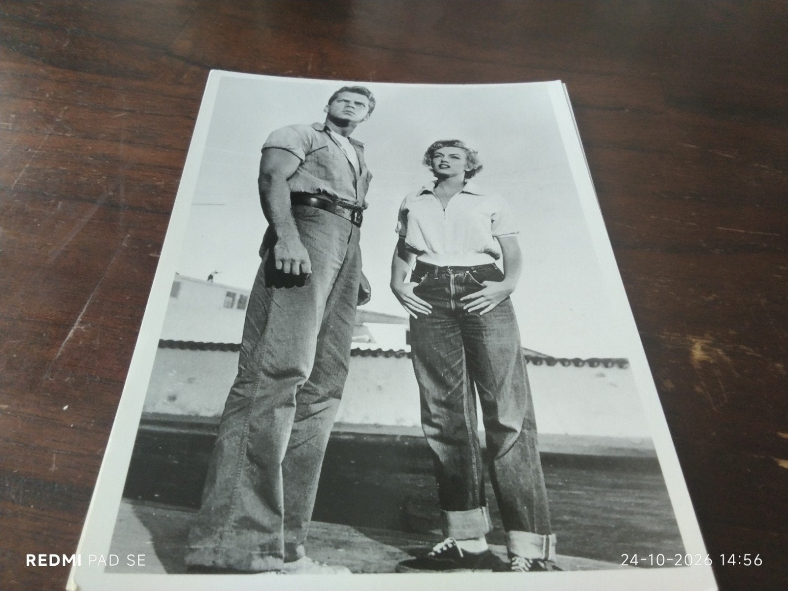 foto  ANSICHTKAART.van Marilyn Monroe, Foto, Ophalen of Verzenden, Zo goed als nieuw, 1940 tot 1960
