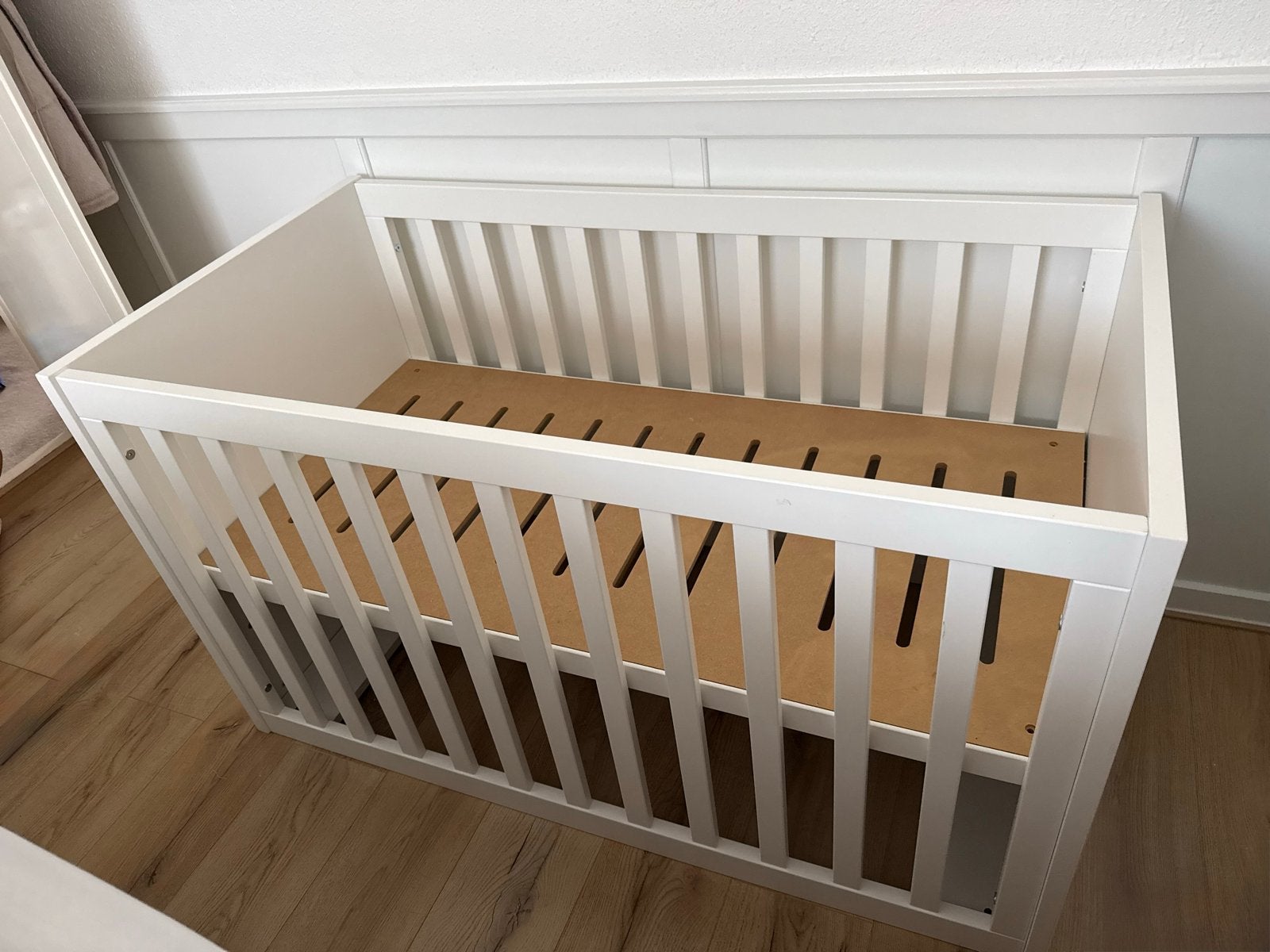 Europe Baby Sterre Ledikant - 60 x 120 cm - Wit, Ophalen of Verzenden, Zo goed als nieuw, Ledikant