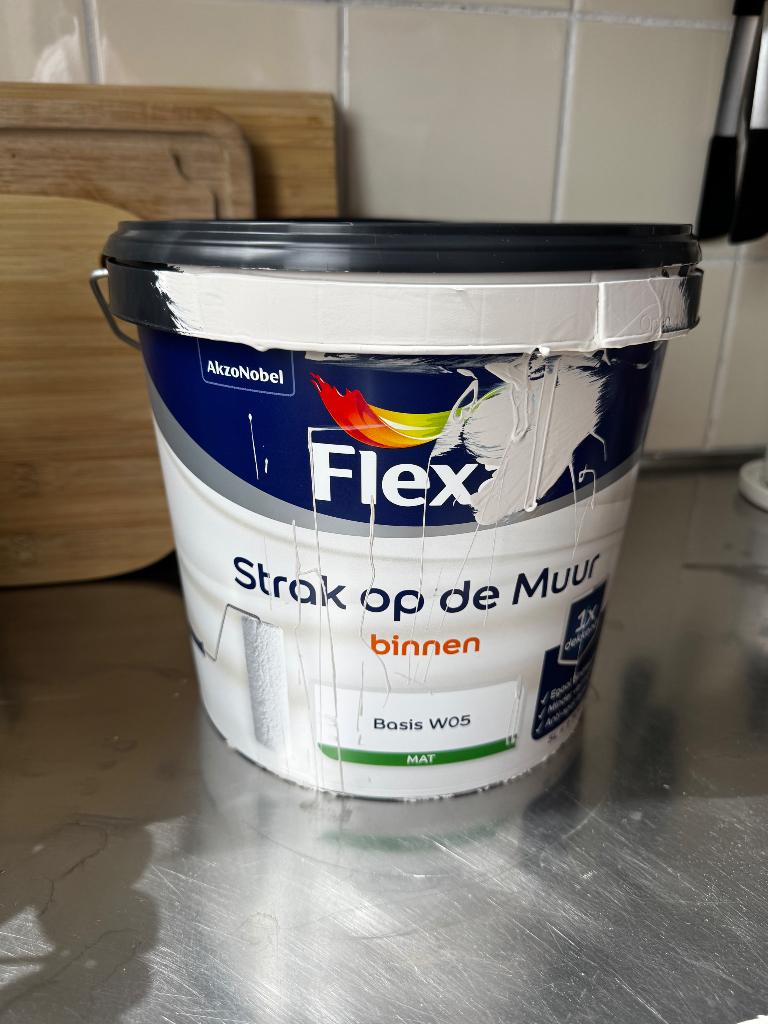 Matte muurverf flexa - kleur intuitive, Ophalen, 5 tot 10 liter, Beige, Nieuw