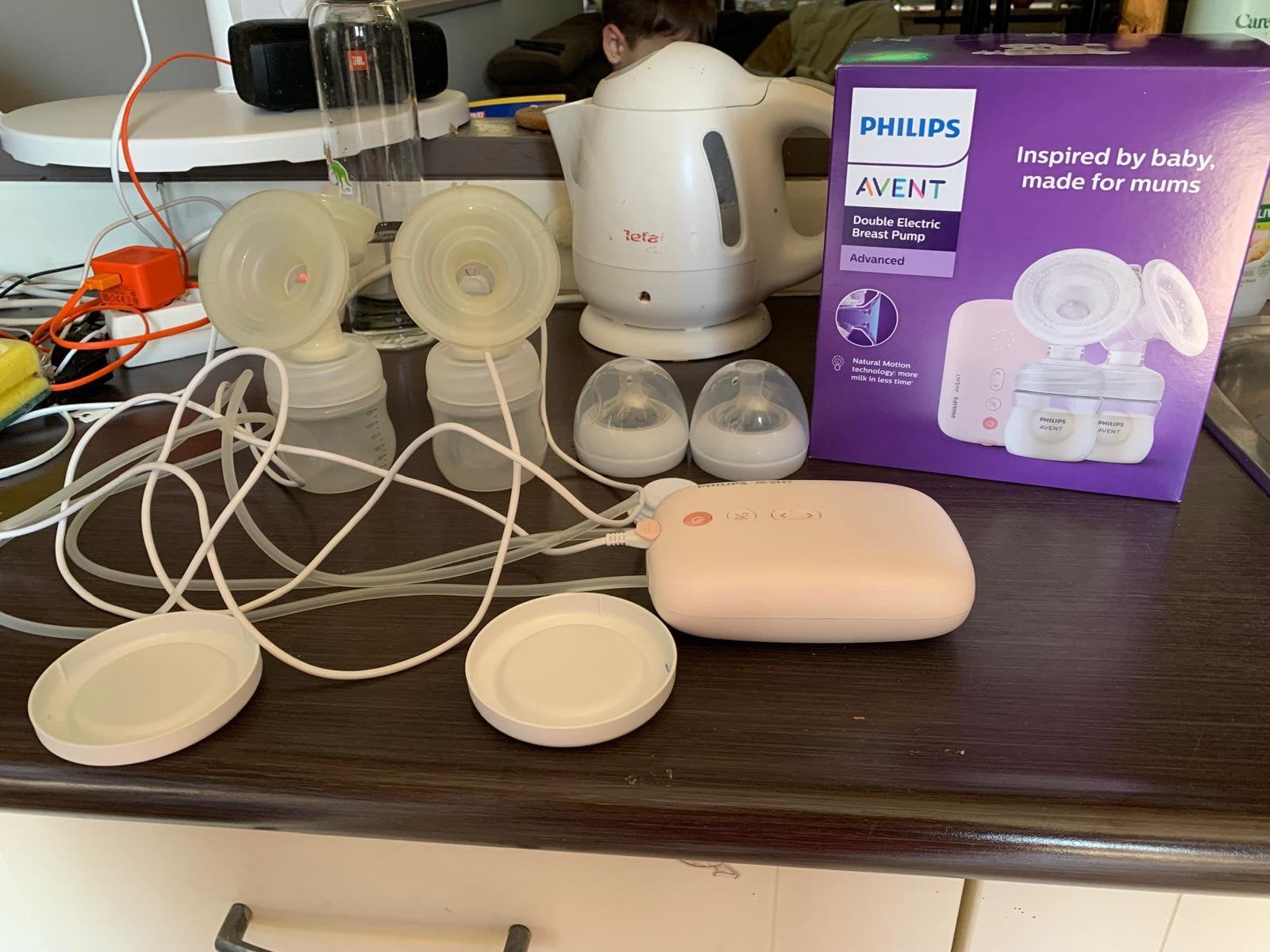 Philips Avent Dubbele Elektrische Borstkolf Advanced, Ophalen, Draadloos, Borstkolf, Philips Avent