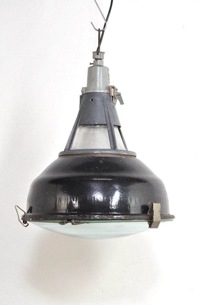 Vintage fabriekslampen industriële hanglamp bol glas lampen