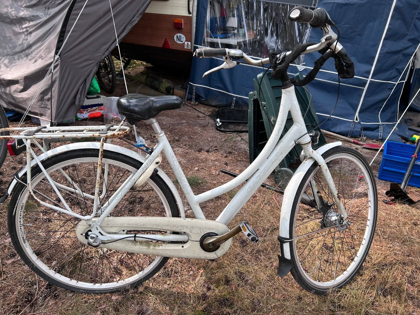 GRATIS ophalen- Gazelle damesfiets, Ophalen, Gebruikt, Versnellingen, 50 tot 53 cm